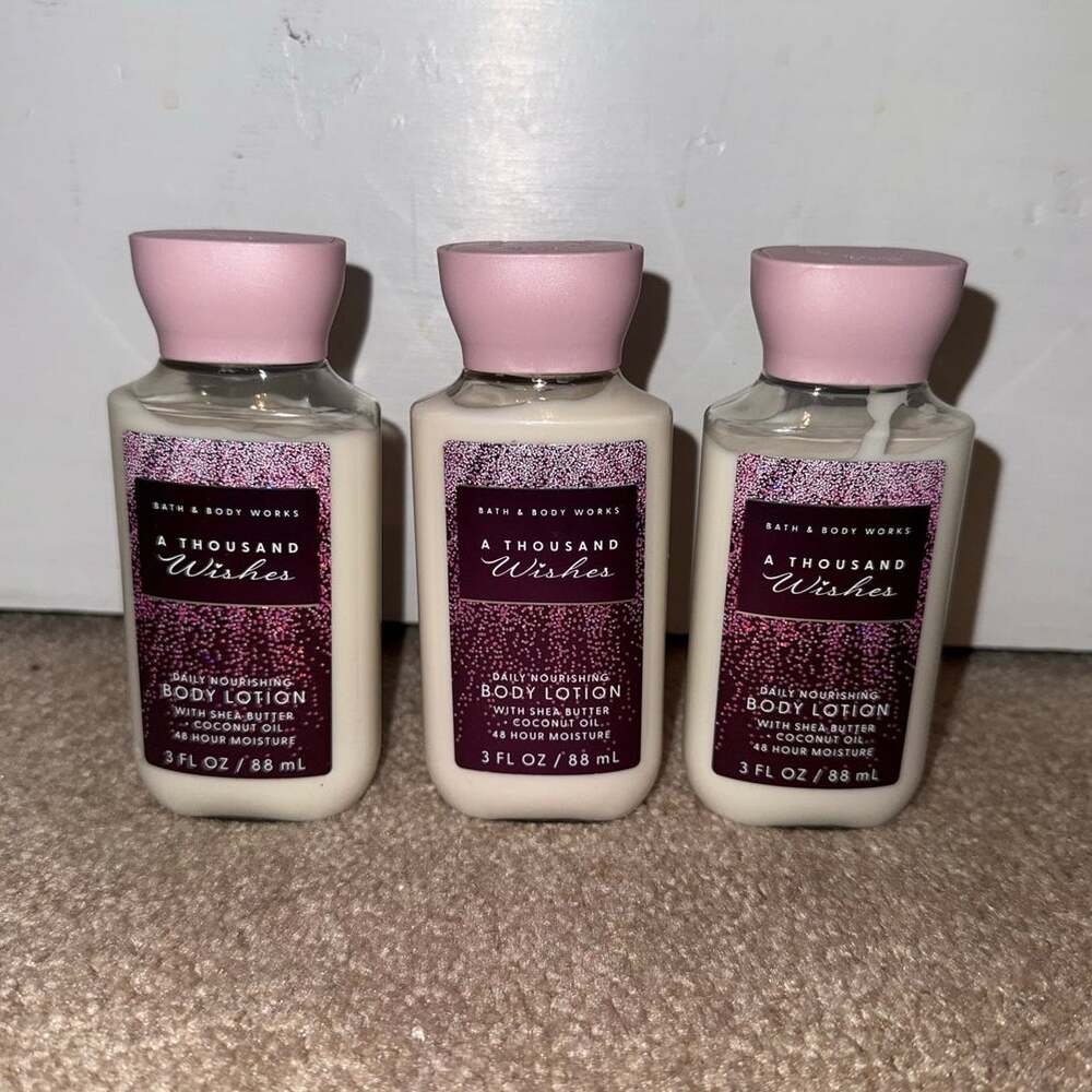 New Bath & Body Works A Thousand Wishes Mini set of 3